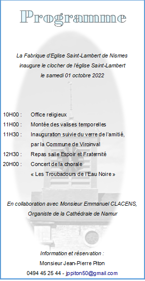 NISMES   Inauguration   carton 2