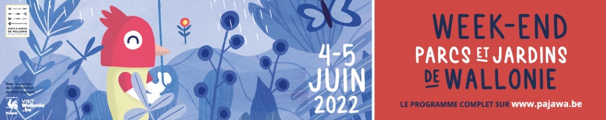 2022 06 04 Week end Parcs et Jardins de Wallonie   image pour agenda 2