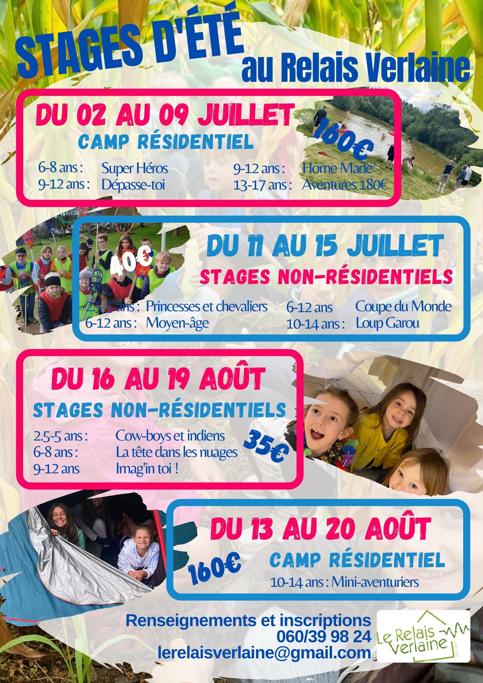 22 07 02 Stages d'été Relais Verlaine