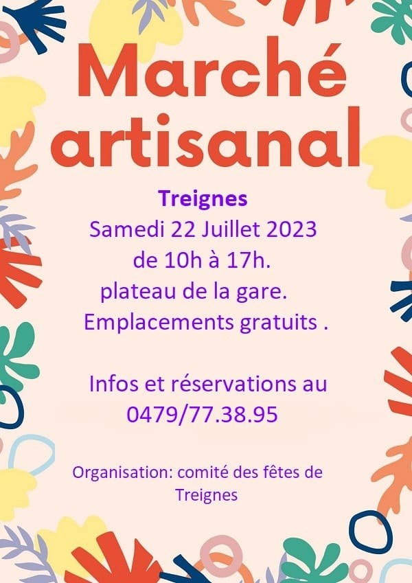 23 07 22 Marché artisanal Treignes