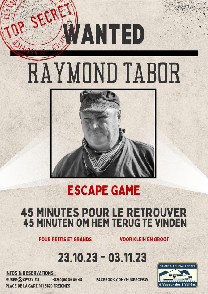 23 10 23 Escape game Raymond Tabor