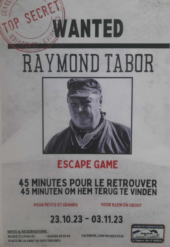 23 10 23 Escape game Raymond Tabor