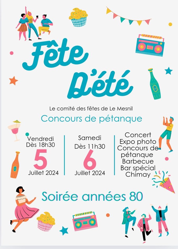 24 07 05 fête Le Mesnil + brocante