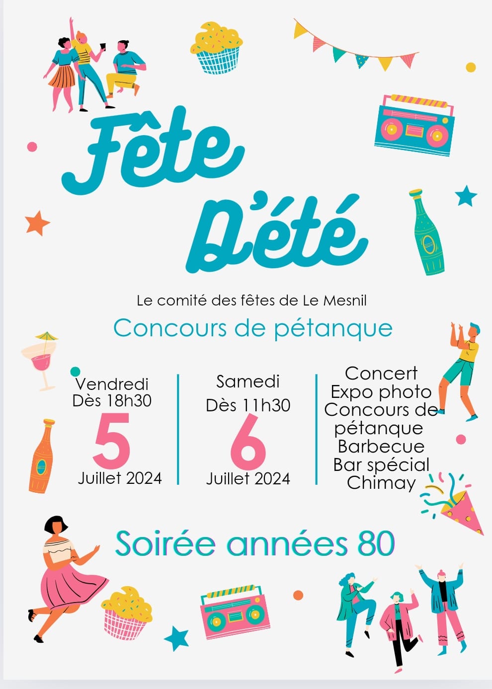 24 07 05 fête Le Mesnil + brocante
