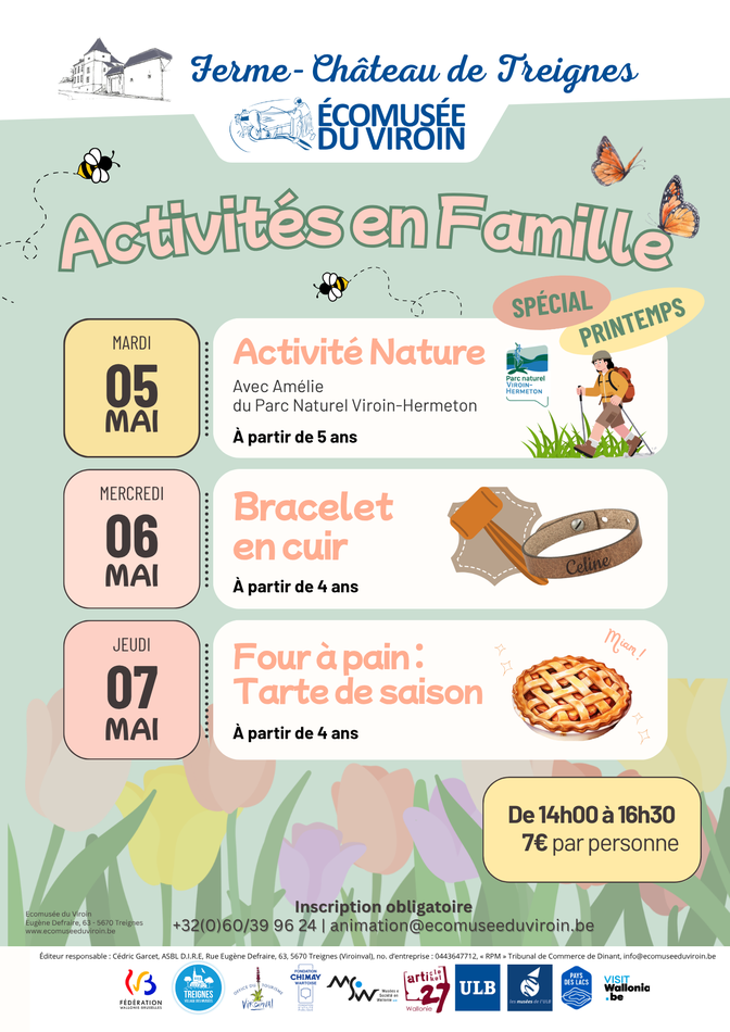 Affiche ActivitésEnFamille Printemps2026