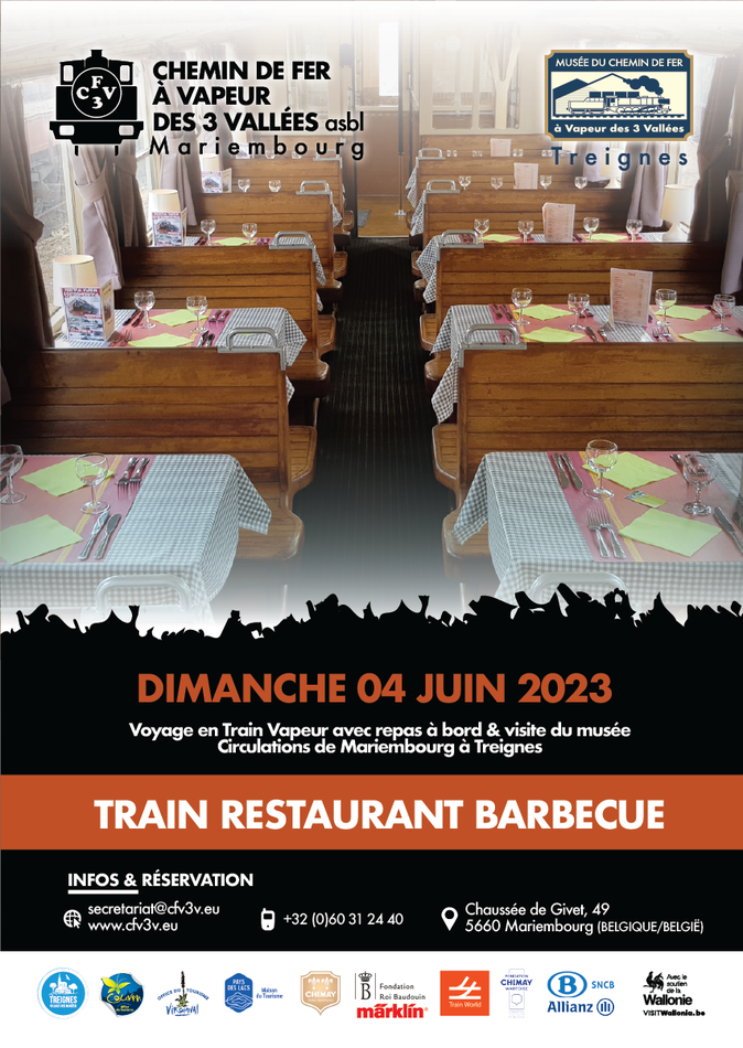 Affiche Train Barbecue 2023