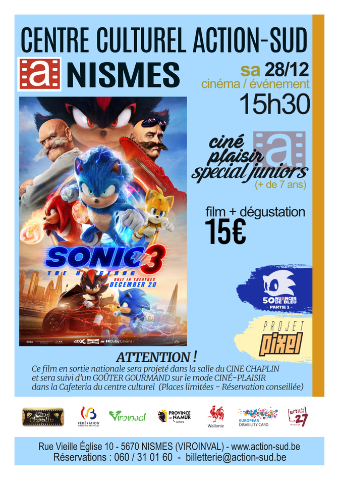 Ciné Plaisir Sonic 3