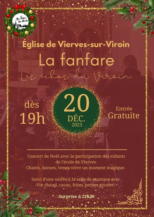 concert noel echos du viroin