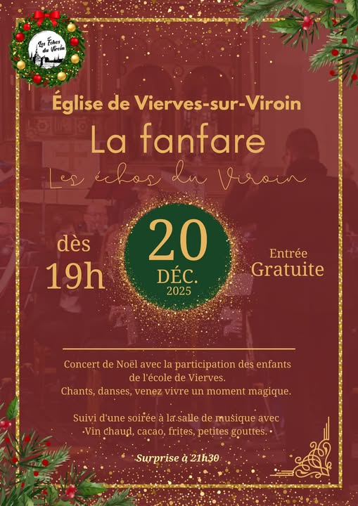 concert noel echos du viroin