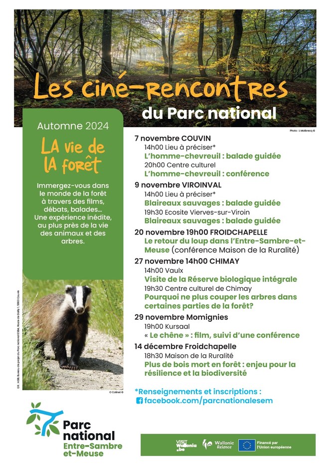 Les cinés rencontres du Parc national