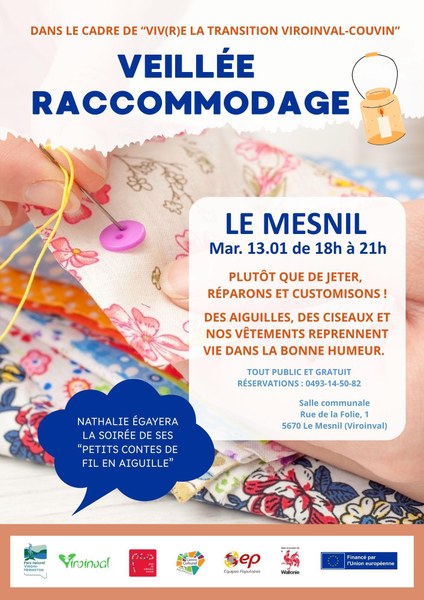 veillée raccommodage