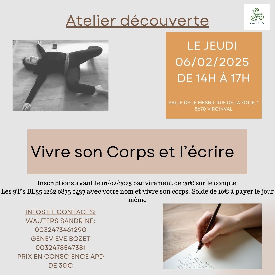 Vivre son Corps et l'écrire 6