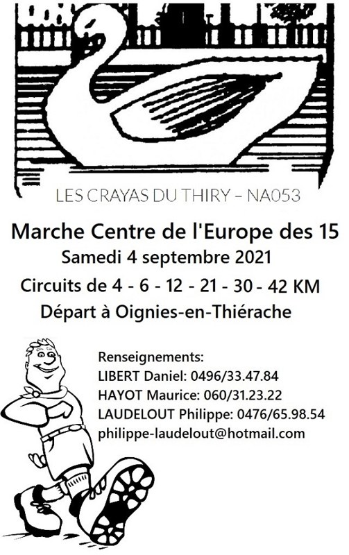 Marche Centre de l’Europe des 15