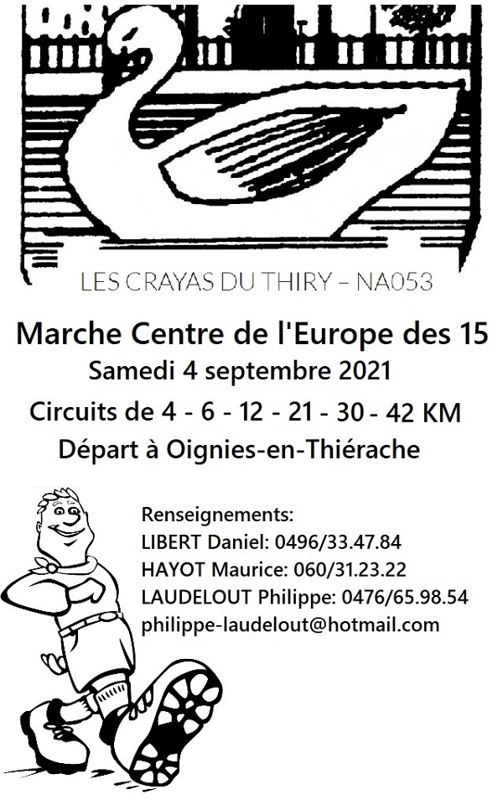 Marche Centre de l’Europe des 15