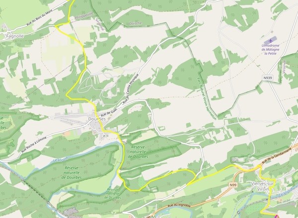Carte Du Bois de Sautour aux portes de l’Ardenne