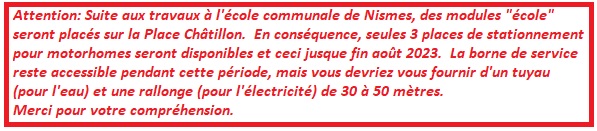 Travaux école   motorhomes 2022 2023 FR