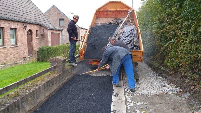 Création d'une voirie à Olloy