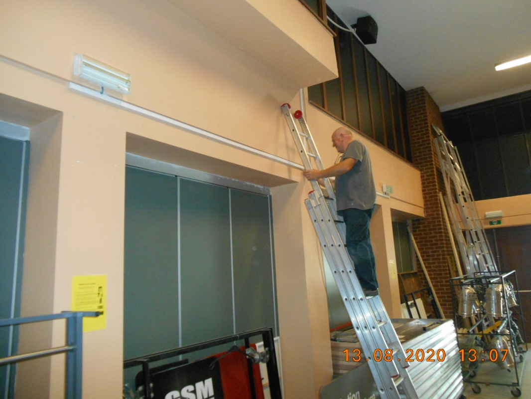 Rénovation de l'éclairage au Centre Culturel