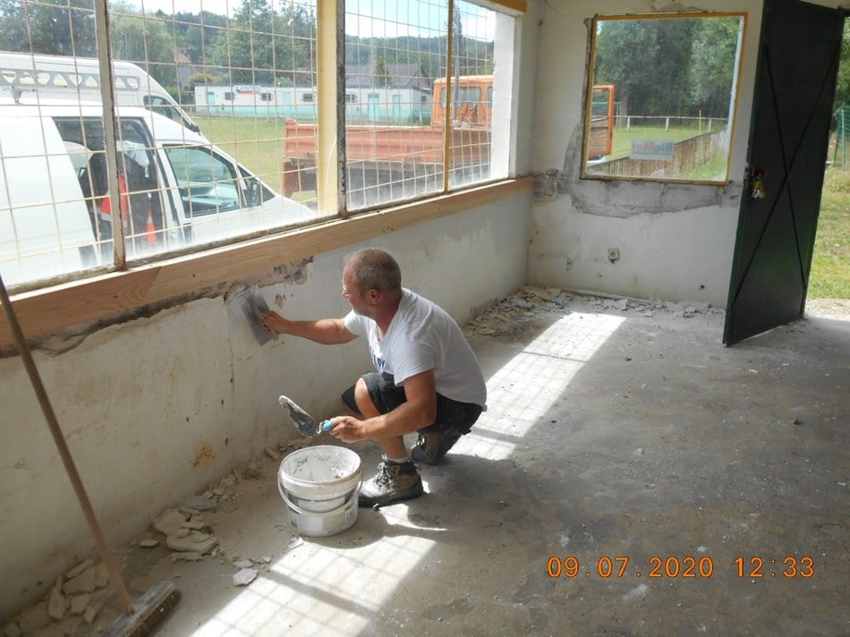 Rénovation intérieur de la buvette du football d'Olloy
