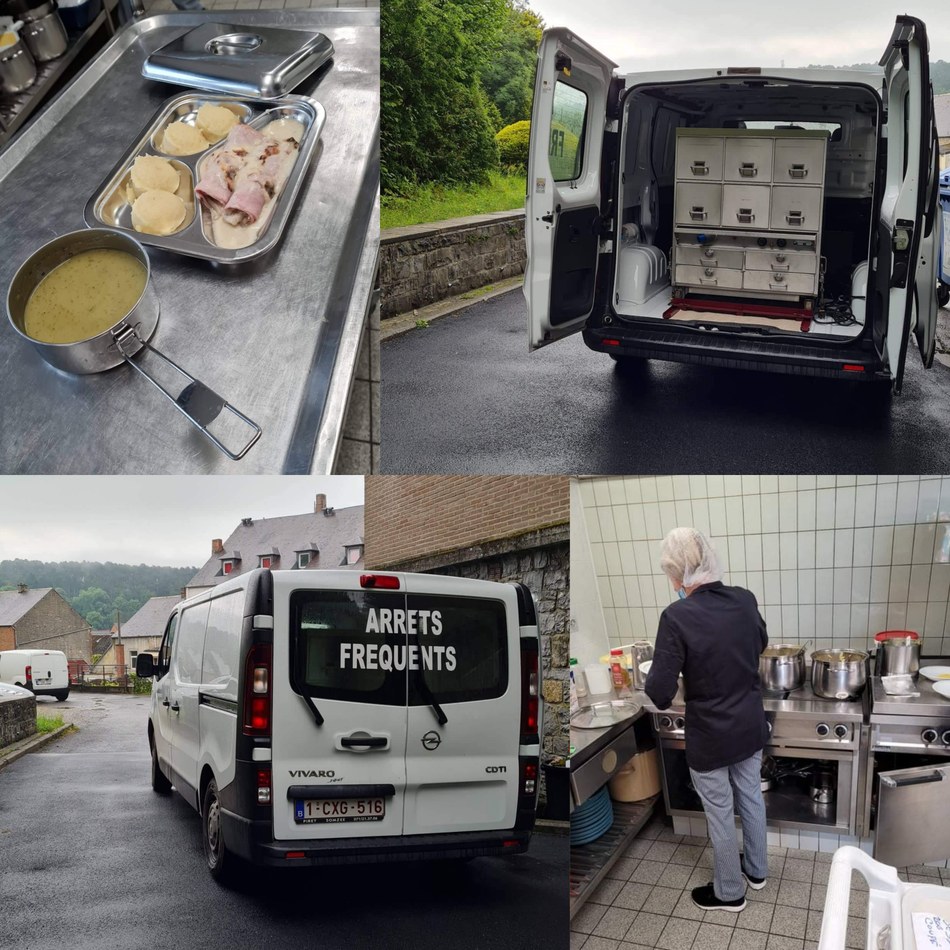 collage repas à dom