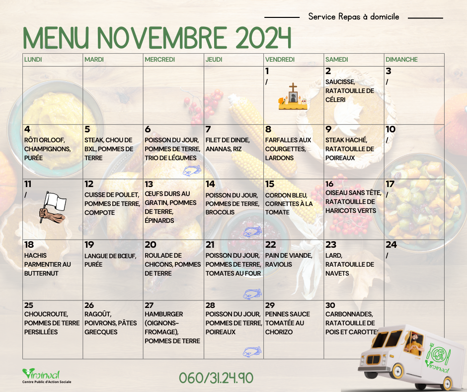 MENU Novembre 2024