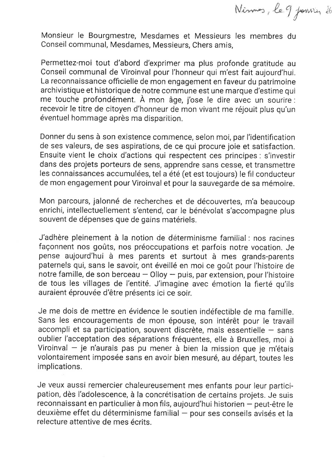 Discours du 09 janvier Bernard NAIN 1