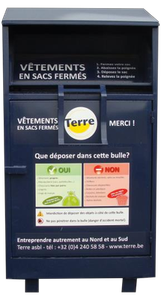 OLLOY : Déplacement des bulles à textiles