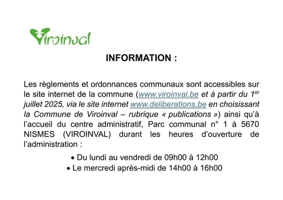 Règlements et Ordonnances communaux