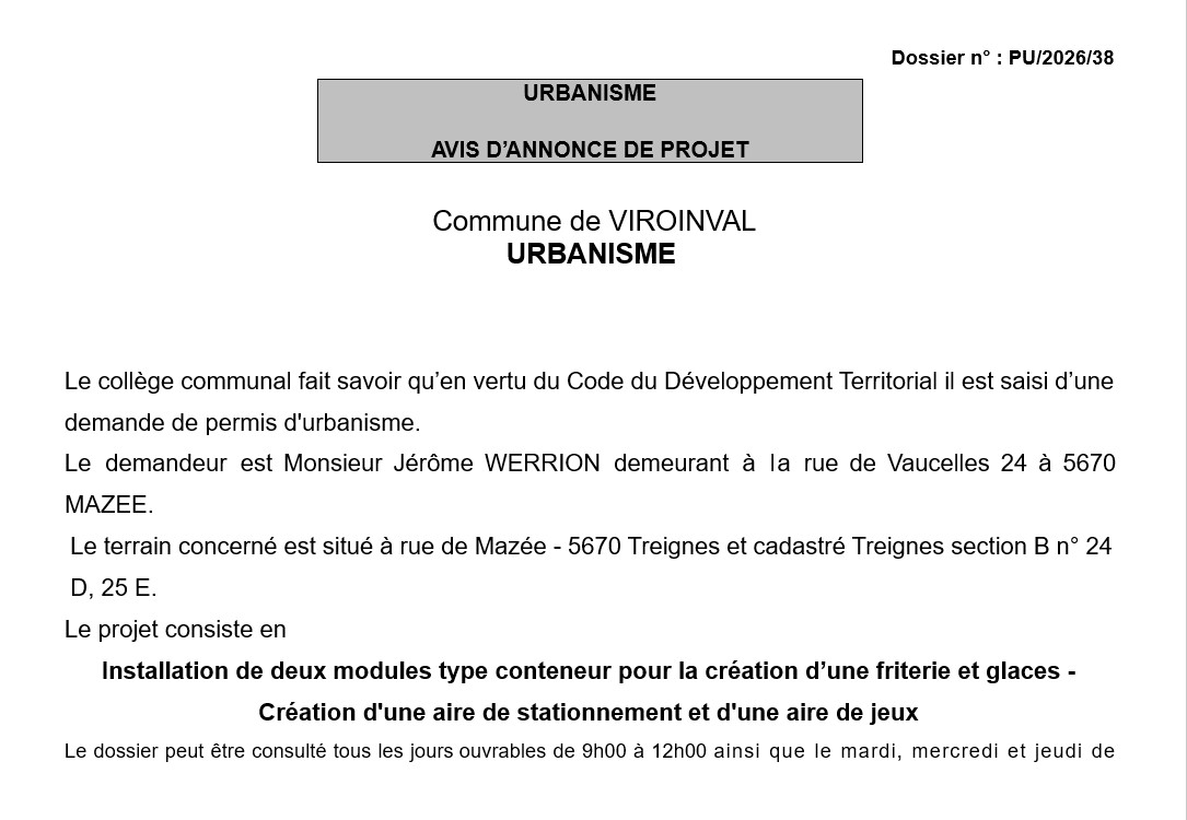 Annonce de projet 1.