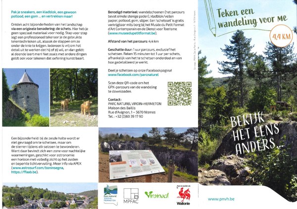 Teken een wandeling voor me recto