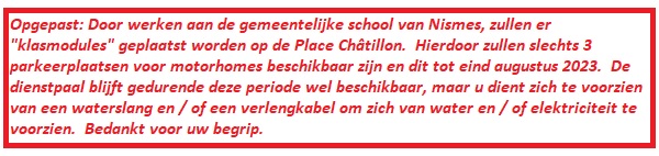 Travaux école   motorhomes 2022 2023 NL