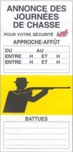 chasse jaune