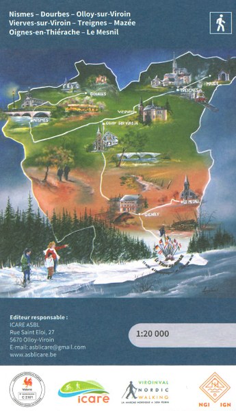 Cover carte pédestre 2023